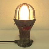 Vintage Crouse Hinds Explosion Proof Emergency Light 13.5", Industrial Loft Lamp