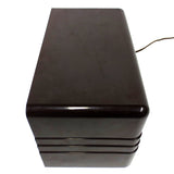 Antique Art Deco 1920s Bakelite Tube Radio by Northern, Rainbow Baby Champ 5000