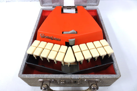 Vintage Grandjean Stenotype Stenograph 80310 Made in France, Court Case Reporter