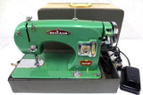 Rare Vintage Bel Air Super De Luxe Industrial Sewing Machine, Apple Green, 1950s